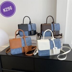 Splicing Trendy Textured Crossbody Women's Bag Code- N296