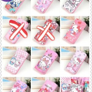 Hello Kitty Cartoon Girl Wallet Women's Portable Storage Handbag Cute Zipper Card Bag Long Phone Bag Student Exquisite Gift N.W-12