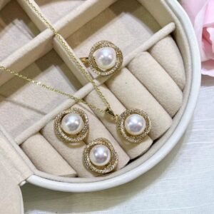 Fashionable Mini Pearl Jewellery set