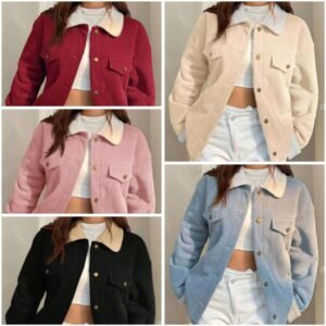 Ladies Long Corduroy Jacket