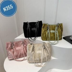 Tote Bag Women Large Capacity Commuter Bag Summer Fashion Versatile Shoulder Bag College Student Class Bag Code-N355