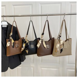 High-value elegant temperament underarm bag large capacity niche high-end shoulder bag fashionable commuter bucket bag for women Code-N416