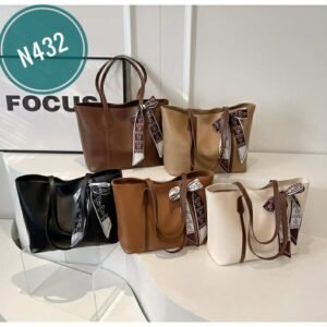 New minimalist and versatile tote bag, trendy retro shoulder bag, large capacity, perfect for commuting, college students, and women  N432