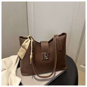 Alternative view of High-value elegant temperament underarm bag large capacity niche high-end shoulder bag fashionable commuter bucket bag for women Code-N416