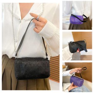 Fashion Chain Rhinestone Shoulder Popular Cosmetic Bag Handbag Women's Style Bag Code-N189