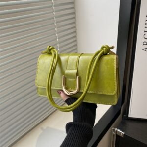 Alternative view of Korean style ladies small bag fashion handbag winter texture stylish messenger bag commuter small square bag Code-N419