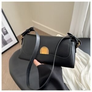 Alternative view of Baguette underarm bag style bag ladies high-end small square bag female retro shoulder bag handbag Code-N406