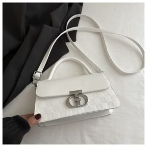 Alternative view of Korean style fashion small square bag handbag lock buckle women's bag Code-N372