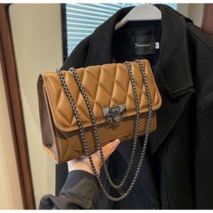 Alternative view of Diamond Chain Fashionable Crossbody Bag Code- N284
