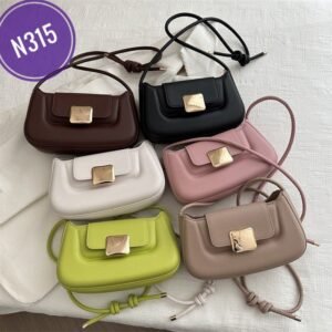 French Style Personality Trendy One-Shoulder Saddle Bag Code-N315