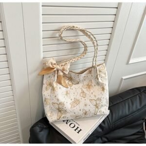 Alternative view of Korean Version Of Butterfly Fashion Aesthetic Large Capacity Tote Bag Code-N336