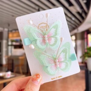 Alternative view of Butterfly Hair Cilp Set