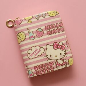 Alternative view of Hello Kitty Small Mini Wallet For Girls Luxury Short Wallets Women Kawaii Cute Handbag Purse