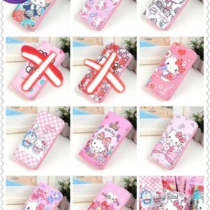 Hello Kitty Cartoon Girl Wallet Women's Portable Storage Handbag Cute Zipper Card Bag Long Phone Bag Student Exquisite Gift N.W-12