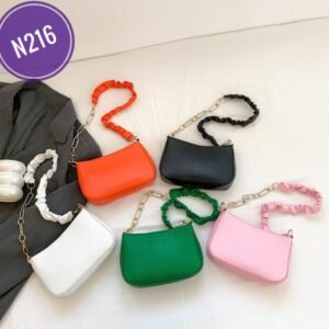 Gentle Fashion Simple Temperament Pleated Shoulder Bag Code-N216