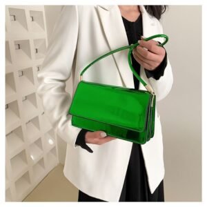 Alternative view of Simple Texture Small Women's Bag Laser Shoulder Bag Ins Small Square Bag Code-N142